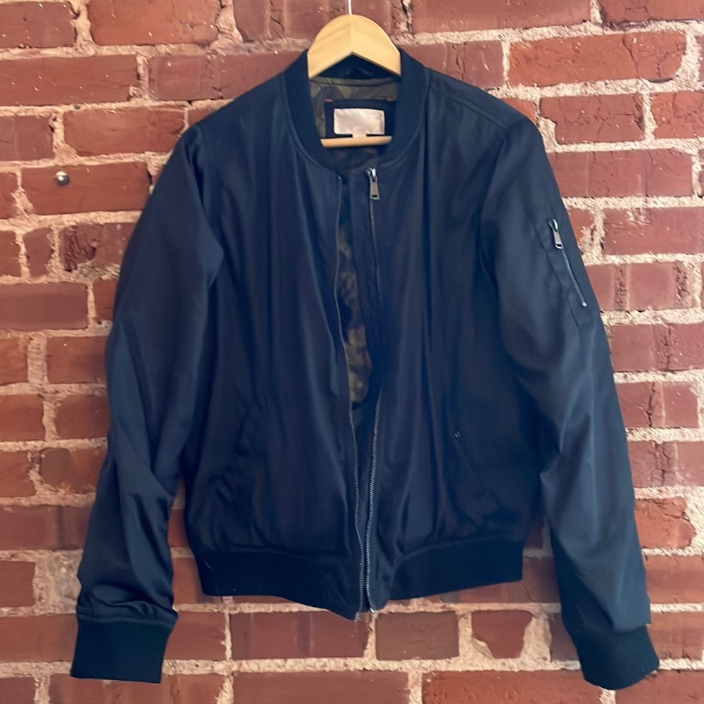 Black Bomber Jacket